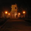 San Cosimato - Vicovaro - Ingresso Convento di notte